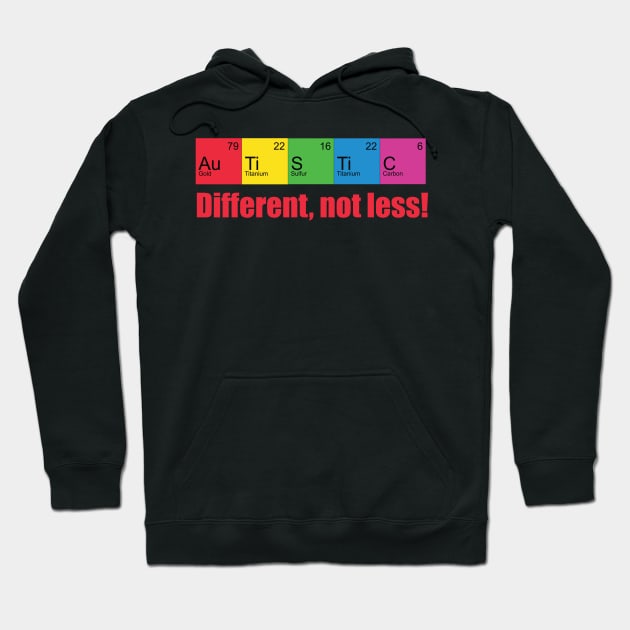 Different, not less! Hoodie by b34poison